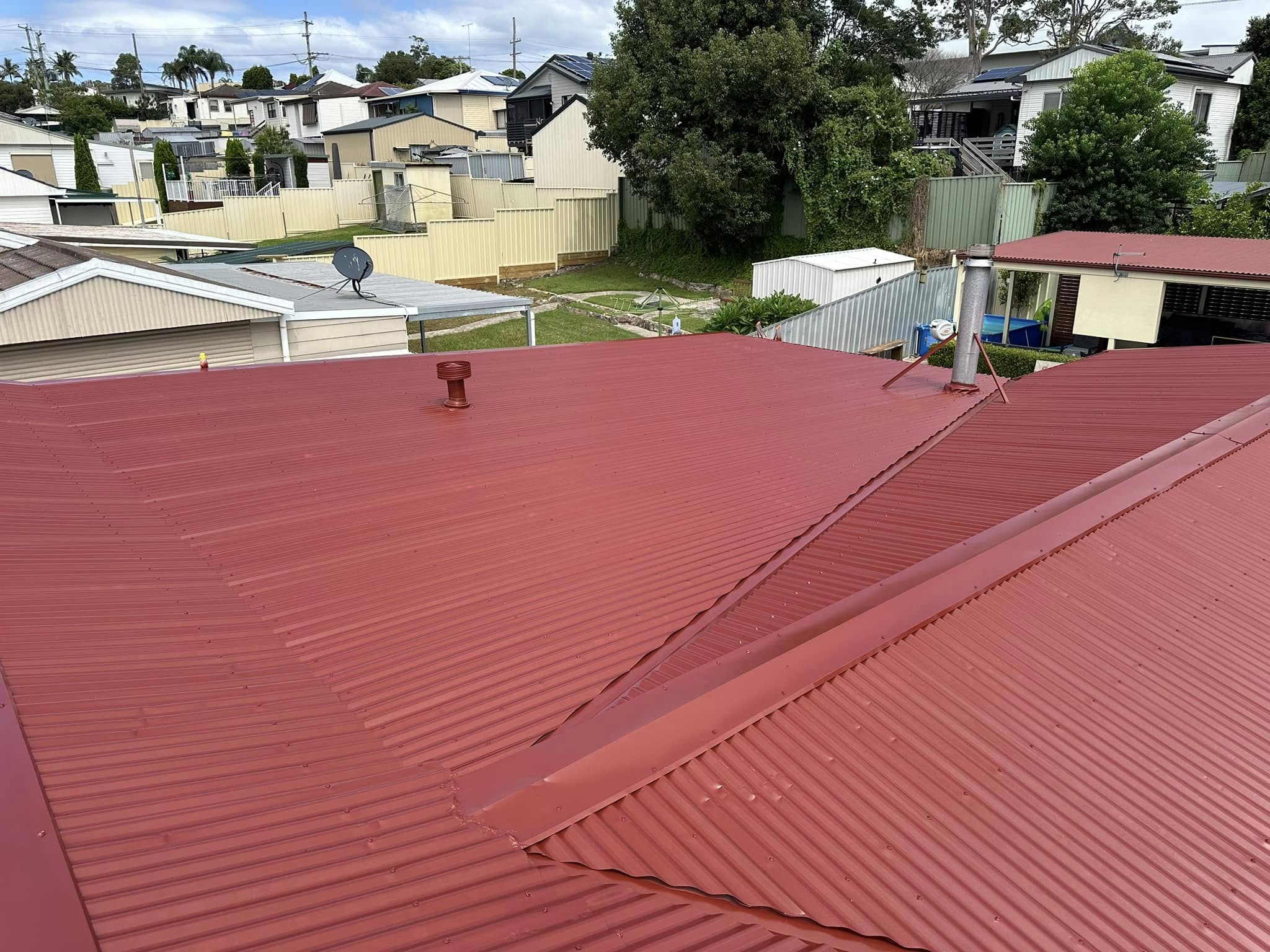 Roof painting and restoration by Hughesys Painting in Newcastle