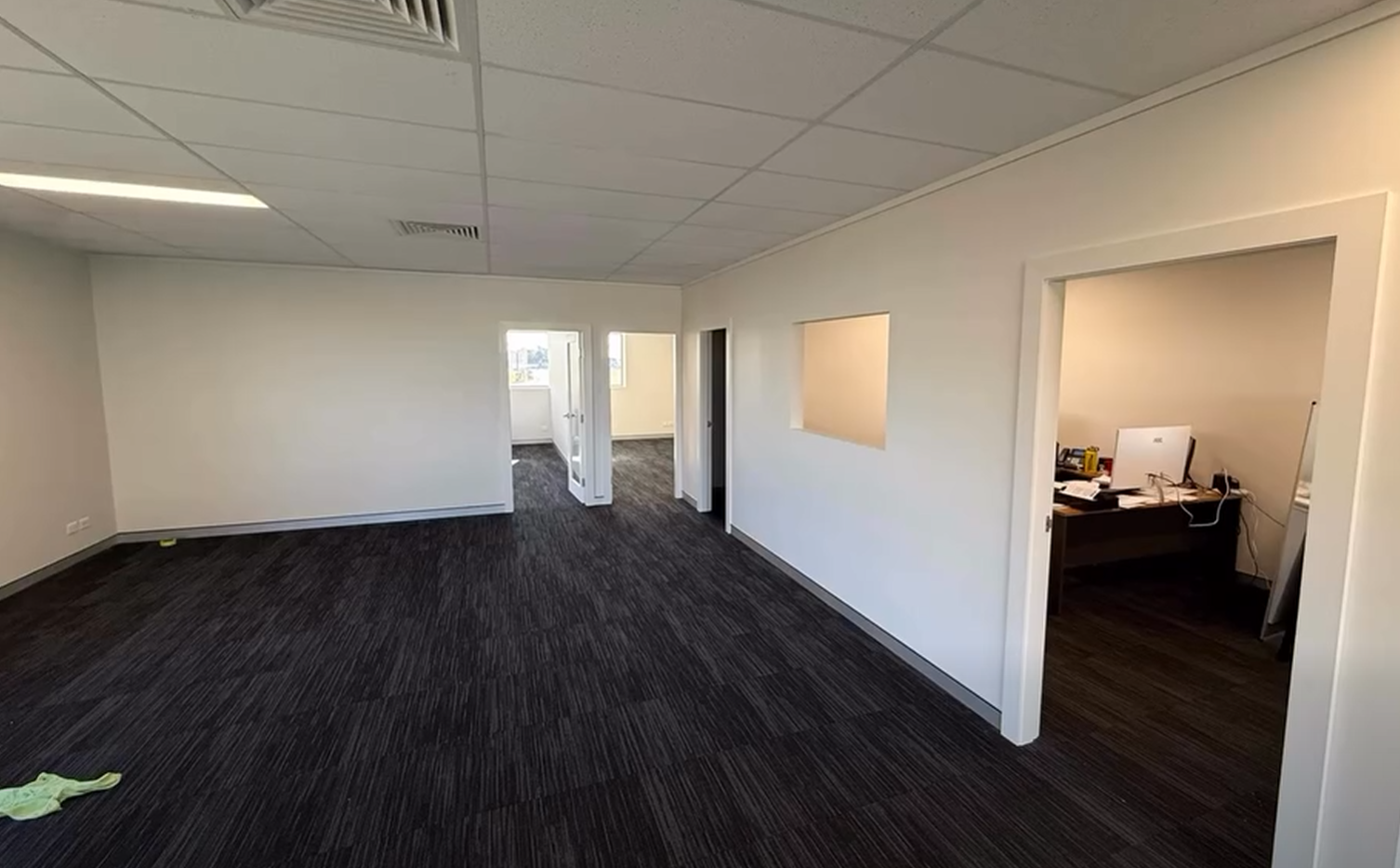 Recent commercial painting project in Newcastle