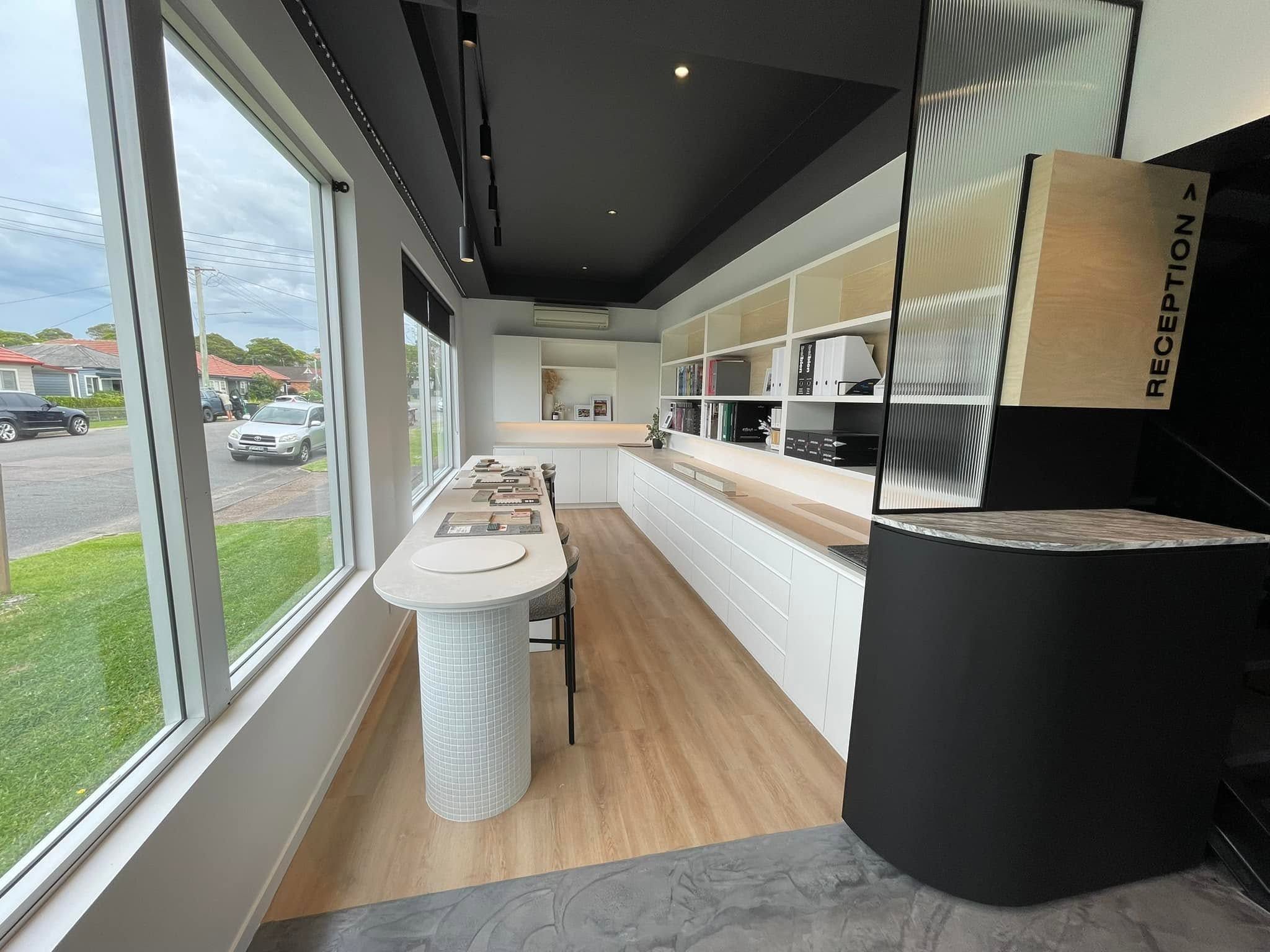 Reception and office fit-out painted by Hughesys Painting